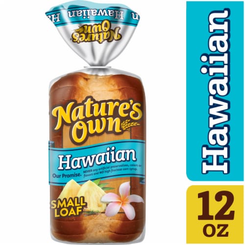 Nature's Own Half Loaf Hawaiian Bread Perspective: front