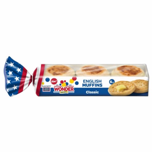 Wonder® Plain English Muffins Perspective: front