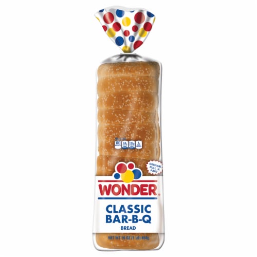 Wonder Classic Bar-B-Q Sliced Bread Perspective: front
