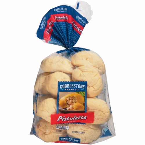 Cobblestone Bread Co.™ Pistolettes French Style Rolls Perspective: front