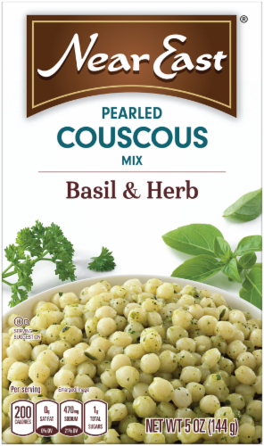 Near East® Pearled Basil & Herb Couscous Perspective: front