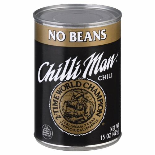 Chilli Man 89268 Chilli Man Chili No Bean, 15 oz - Pack of 12 Perspective: front