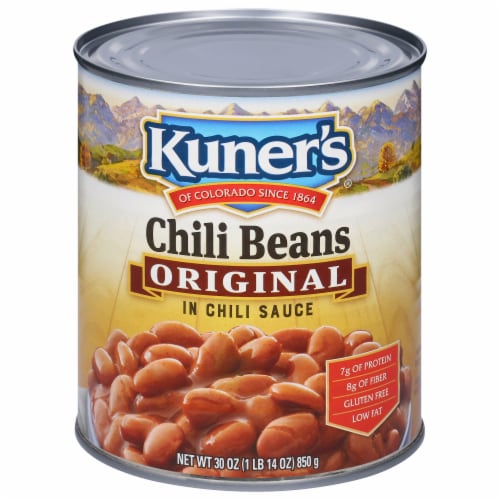 Kuner's Original Chili Beans in Chili Sauce Perspective: front