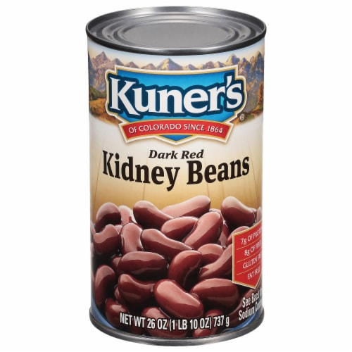 Kuner's Dark Red Kidney Beans Perspective: front