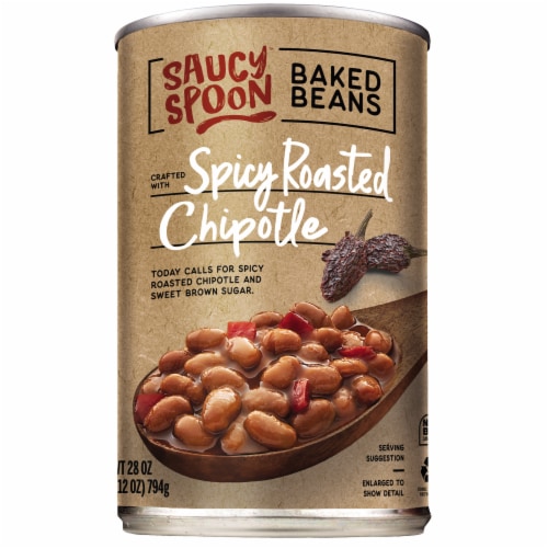 Saucy Spoon™ Spicy Roasted Chipotle Baked Beans Perspective: front
