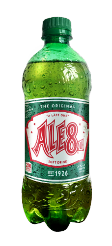 Ale-8-One® Soda Bottle Perspective: front