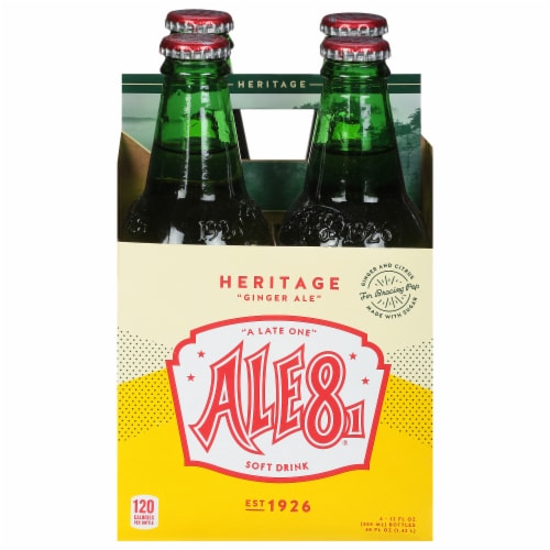Ale-8-One® Ginger Ale Soda Perspective: front
