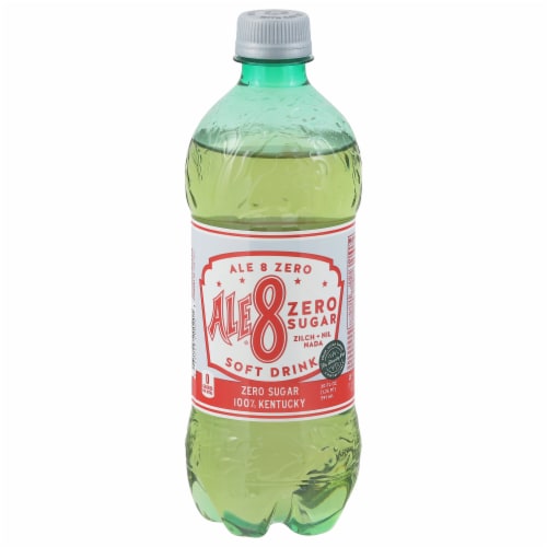 Ale-8-One® Zero Sugar Soft Drink Perspective: front