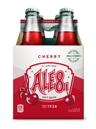 Cherry Ale-8-One Soda Perspective: front