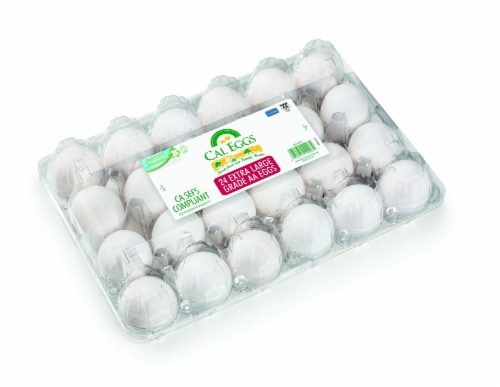 Cal Eggs Grade AA Extra Large Eggs Perspective: front
