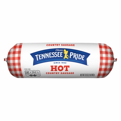 Odom's Tennessee Pride Hot Country Sausage Perspective: front