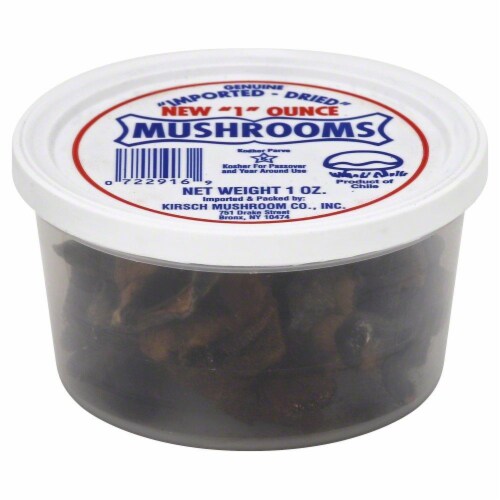 Kirsch Dried Mushrooms Perspective: front