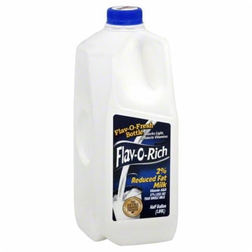 Flav-O-Rich 2% Reduced Fat Milk Perspective: front