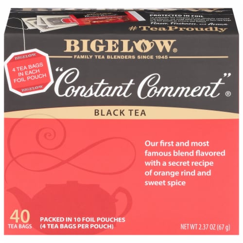 Bigelow® Constant Comment® Black Tea Bags Perspective: front