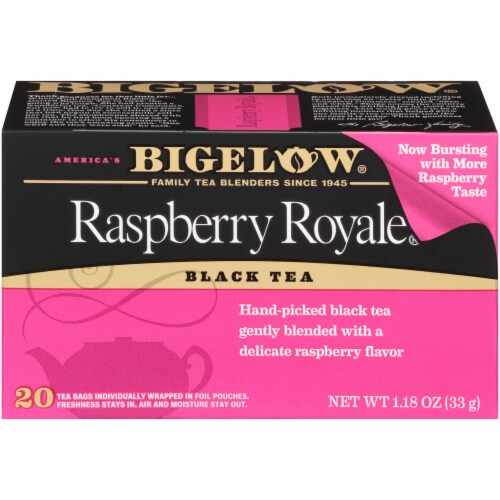 Bigelow® Raspberry Royale Black Tea Bags Perspective: front