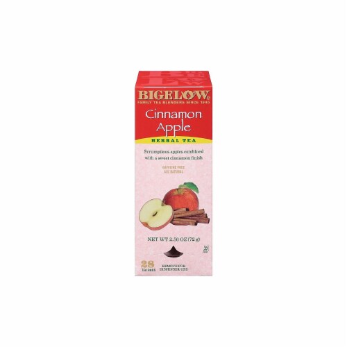 Apple Cinnamon Herbal Tea, 0.09 Tea Bag, 28/Box Apple Cinnamon Herbal Tea, 0.09 Tea Bag, 28/Box