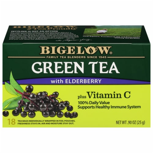 Bigelow® Green Tea with Elderberry Vitamin C Tea Bags