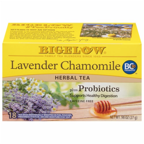 Bigelow® Lavender Chamomile Tea Bags Perspective: front