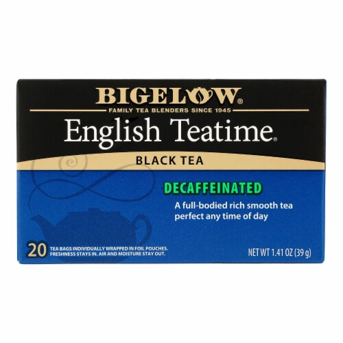Bigelow® English Teatime® Decaffeinated Black Tea Perspective: front