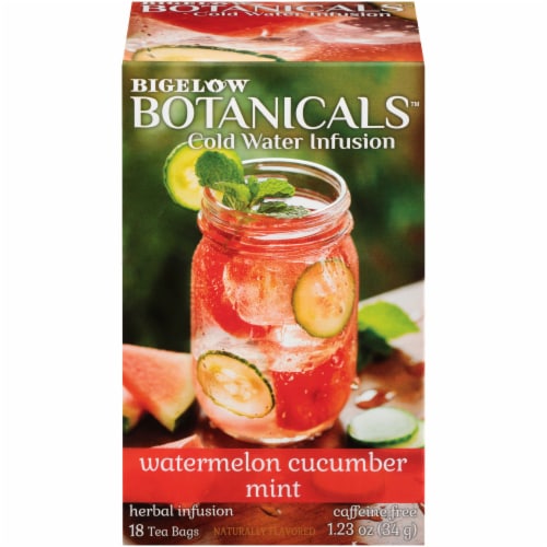 Bigelow Botanicals™ Cold Water Infusion Watermelon Cucumber Mint Herbal Tea Bags 18 ct