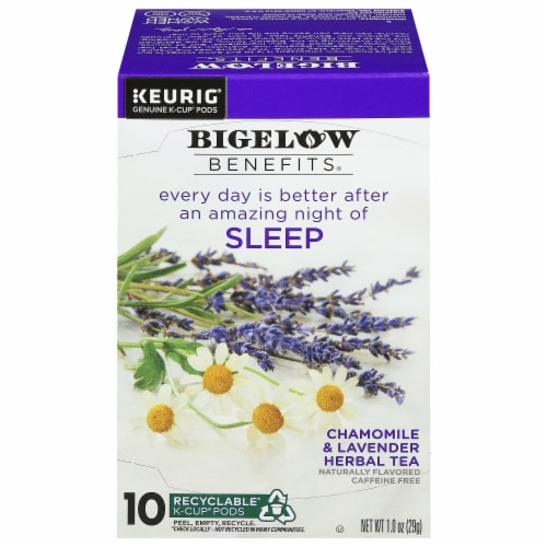 Bigelow Benefits Chamomile Lavender Herbal Tea K Cup Pods 10 ct Kroger