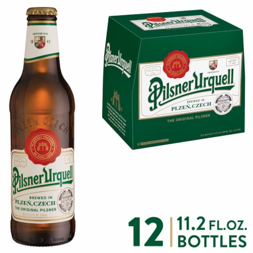 Pilsner Urquell Beer Perspective: front