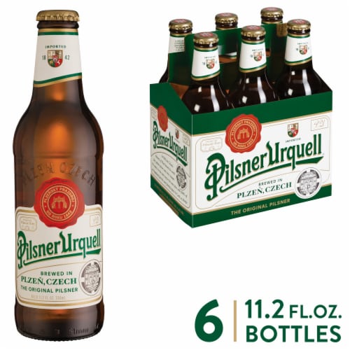 Pilsner Urquell Beer Perspective: front