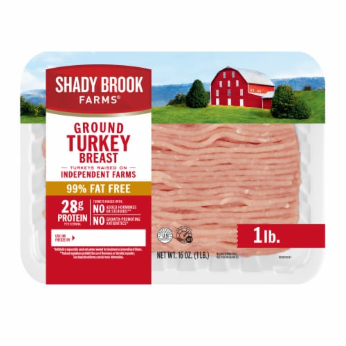 Shady Brook Farms® 99% Fat Free Ground Turkey Breast Tray, Fresh Perspective: front