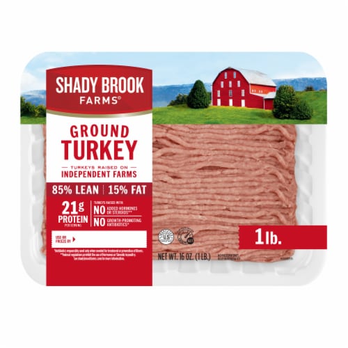 Shady Brook Farms® 85% Lean / 15% Fat Ground Turkey Tray Perspective: front