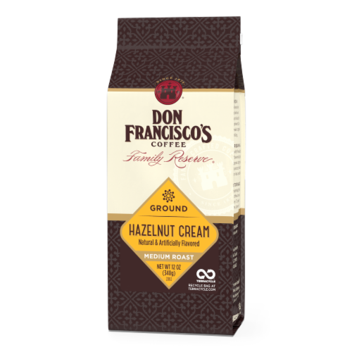 Don Francisco's Coffee Family Reserve® Hazelnut Cream Medium Roast Ground Coffee Perspective: front