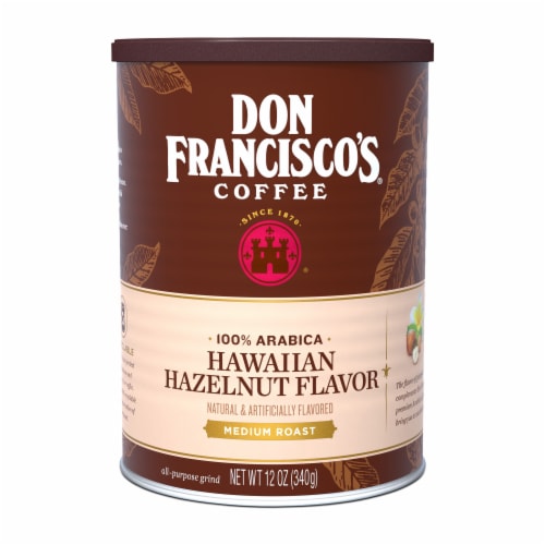 Don Francisco's® Hawaiian Hazelnut Flavor Medium Roast Ground Coffee Perspective: front