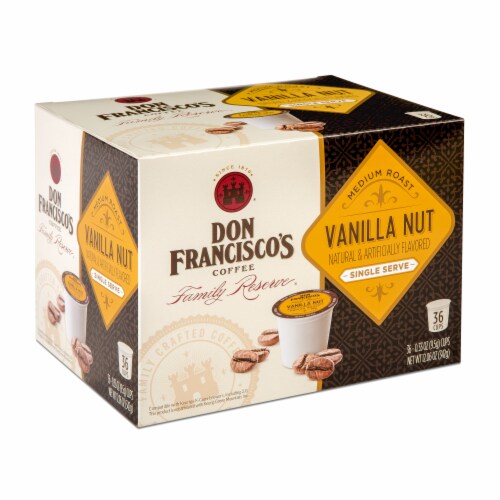 Don Francisco's® Coffee Family Reserve Vanilla Nut Medium Roast Coffee Pods Perspective: front