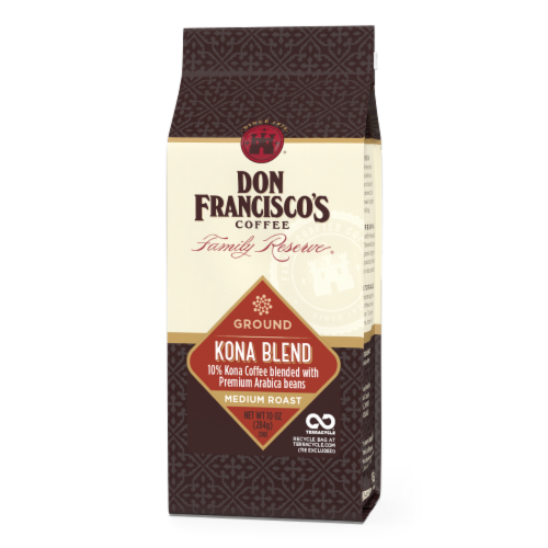 Don Francisco's Family Reserve® Kona Blend Medium Roast Ground Coffee Perspective: front