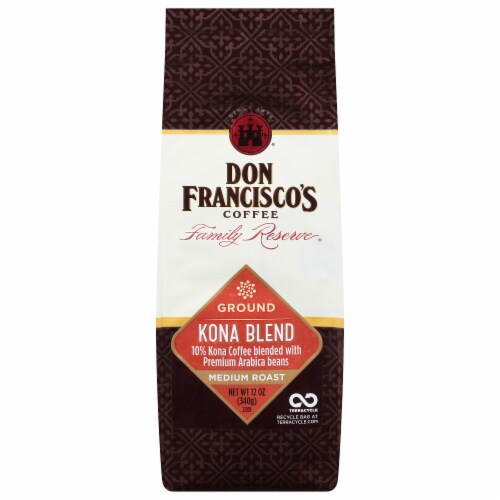Don Francisco's Coffee Family Reserve® Kona Blend Medium Roast Ground Coffee Perspective: front