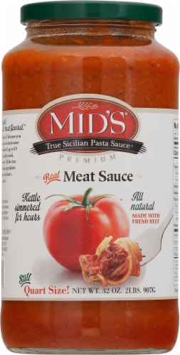 Mid's Meat Homestyle Pasta Sauce Perspective: front