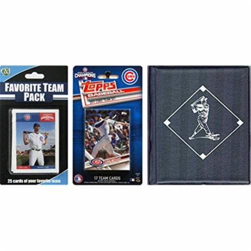 C & I Collectables 2017CUBSTSC MLB Chicago Cubs Licensed 2017 Topps Team Set & Favorite Playe Perspective: front