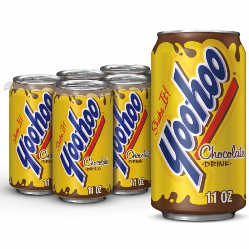 Yoo-hoo Chocolate Drink Can Perspective: front