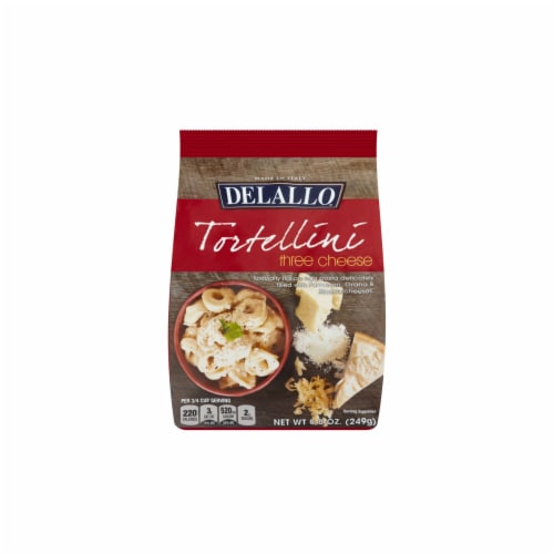 DeLallo® Three Cheese Tortellini Pasta Perspective: front