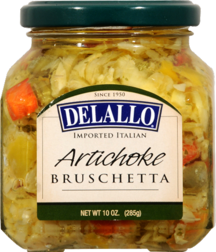 Delallo Artichoke Bruschetta Perspective: front