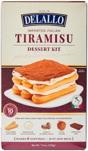 DeLallo® Tiramisu Dessert Kit Perspective: front