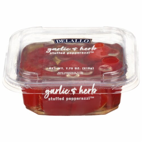 DeLallo Garlic & Herb Stuffed Pepperazzi™ Perspective: front