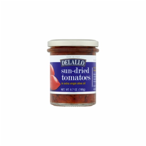 Delallo® Sun-Dried Tomatoes in Extra Virgin Olive Oil Perspective: front