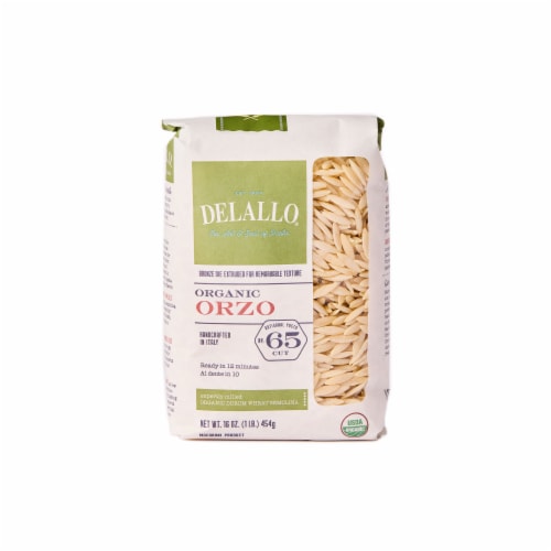 Delallo® Organic Orzo Perspective: front