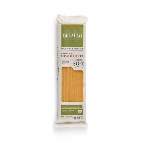 DeLallo® Organic No. 4 Spaghetti Perspective: front