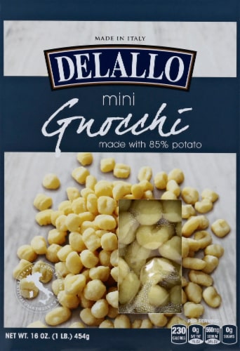 Delallo Mini Potato Gnocchi Perspective: front
