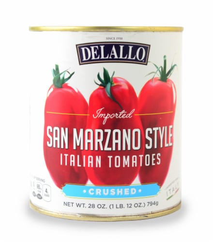 DeLallo® San Marzano Style Crushed Italian Tomatoes Perspective: front