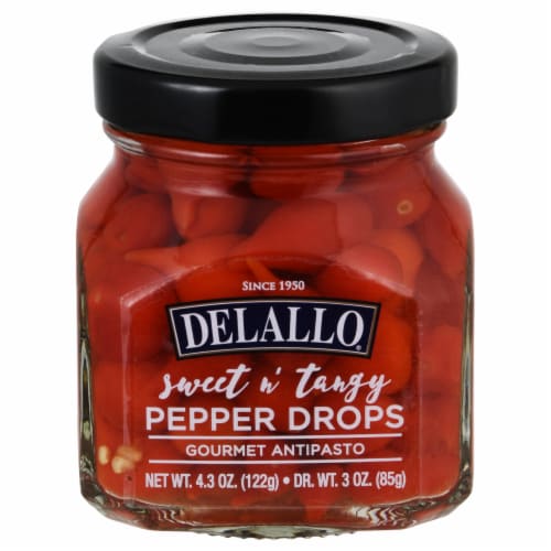 DeLallo® Sweet N' Tangy Pepper Drops Perspective: front