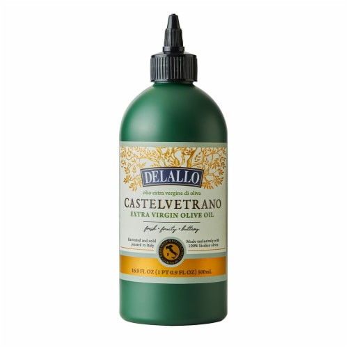 DeLallo Castelvetrano Extra Virgin Olive Oil Perspective: front