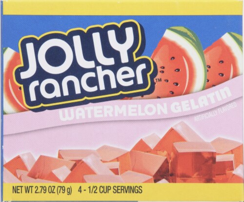 Jolly Rancher Watermelon Gelatin Perspective: front