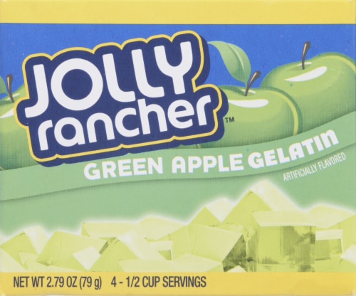 Jolly Rancher Green Apple Gelatin Perspective: front
